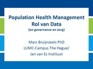 Population heath management